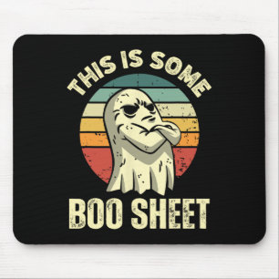 Dit is een boekenblad Halloween Fun  Ghost Muismat