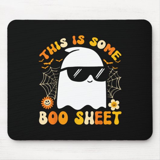 Dit is een boekenblad Halloween Ghost Funny Cool Muismat (Voorkant)