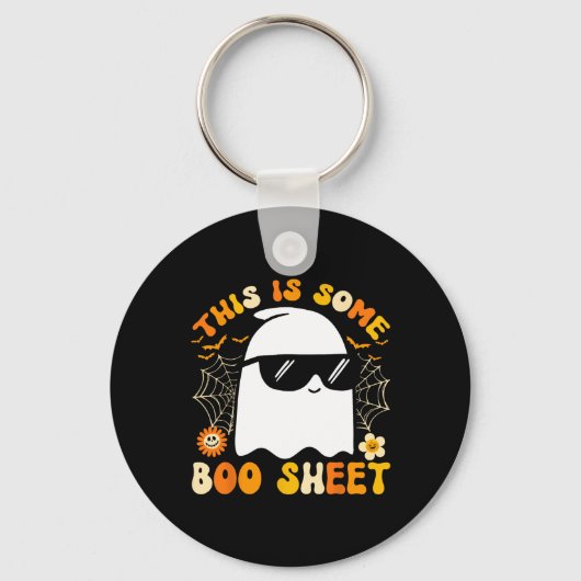 Dit is een boekenblad Halloween Ghost Funny Cool Sleutelhanger (Voorkant)