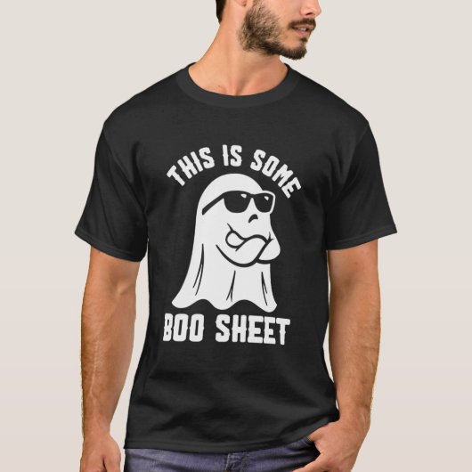 Dit is een boekenblad Halloween Ghost T-shirt (Voorkant)