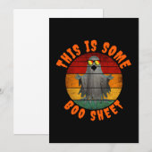 Dit is een boekenblad met een rare  geest kaart (Voorkant / Achterkant)