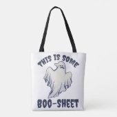 Dit is een boekenblad Sassy Ghost Tote Bag (Achterkant)