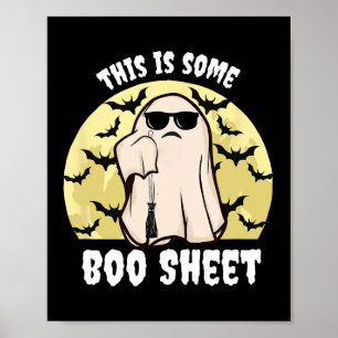 Dit is een boekenblad van Halloween Ghost Poster