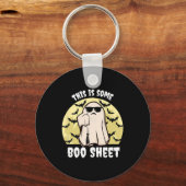 Dit is een boekenblad van Halloween Ghost Sleutelhanger (Voorkant)