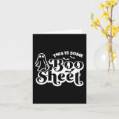 Dit is een boekje Halloween Ghost Funny voor mij Kaart (Gele Bloem)