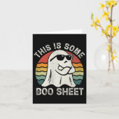 Dit Is Een Boo-Blad Cool Spook Fun Halloween Co Kaart (Gele Bloem)