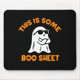 Dit Is Een Boo Blad Cool Spook Fun Halloween Muismat