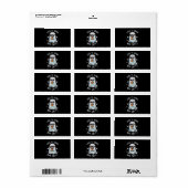 Dit is een Boo-blad Etiket (Full Sheet)