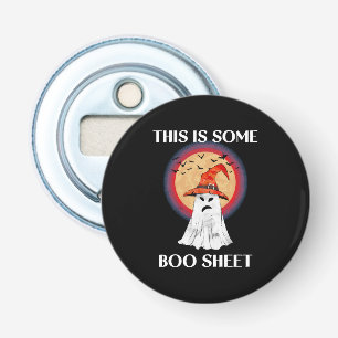 Dit Is Een Boo Blad Halloween Geest Grappig Button Flesopener