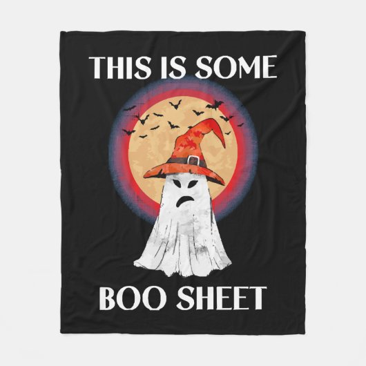 Dit Is Een Boo Blad Halloween Geest Grappig Fleece Deken (Voorkant)