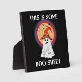 Dit Is Een Boo Blad Halloween Geest Grappig Fotoplaat (Voorkant)