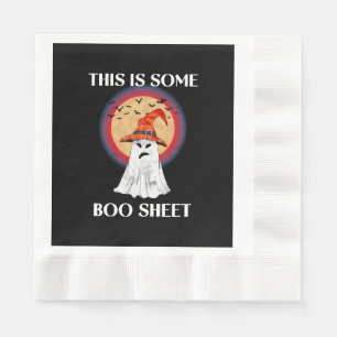 Dit Is Een Boo Blad Halloween Geest Grappig Servet