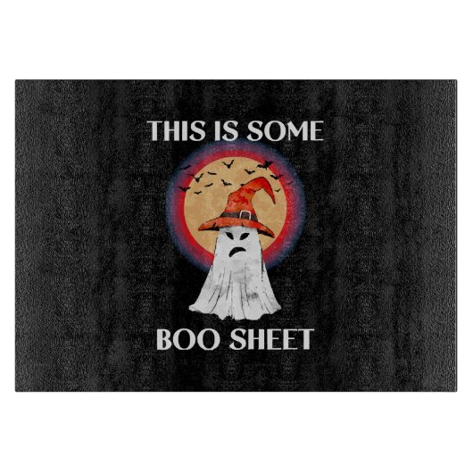 Dit Is Een Boo Blad Halloween Geest Grappig Snijplank (Voorkant)