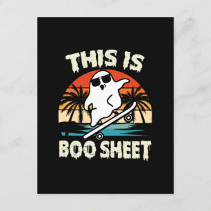 dit is een boo blad halloween spook schattig grapp informatiekaartje