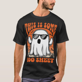 Dit Is Een Boo Blad Retro Geest Halloween T-shirt