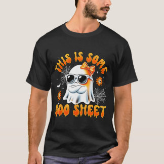 Dit is een boo blad spook boog halloween vrouwen t-shirt