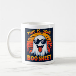 Dit is een Boo Sheet Funny Halloween Ghost Koffiemok