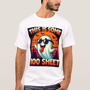 Dit is een Boo Sheet Funny Halloween Ghost T-shirt