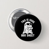 Dit is een Boo Sheet Halloween Ghost Funny Costu Ronde Button 5,7 Cm (Voorkant /achterkant)