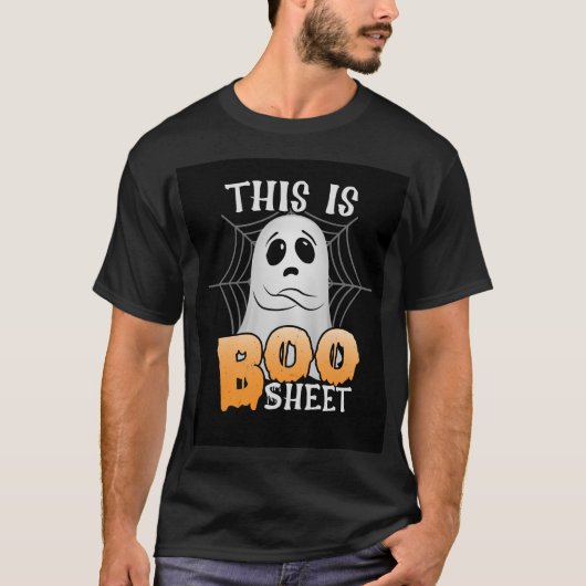 Dit is een BOO sheet T-shirt (Voorkant)
