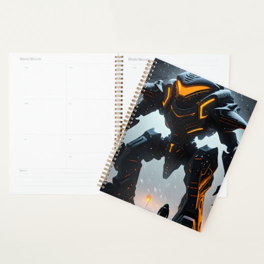 Dit is een buitenaards soldatenmonster, gevangen i planner (Display)