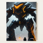 Dit is een buitenaards soldatenmonster, gevangen i planner (Achterkant)