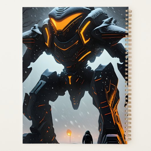 Dit is een buitenaards soldatenmonster, gevangen i planner (Achterkant)