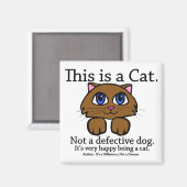 Dit is een Cat Magneten (Voorkant / Achterkant)