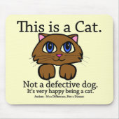 Dit is een Cat Mousepad Muismat (Voorkant)