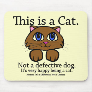 Dit is een Cat Mousepad Muismat