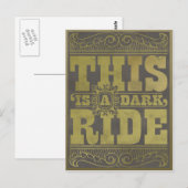 Dit is een donkere rit briefkaart (Voorkant / Achterkant)