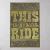 Dit is een donkere rit poster (Voorkant)