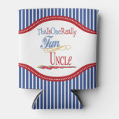 Dit is een echt ongelooflijk leuk oom cadeau blikjeskoeler (Voorkant)