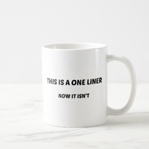 Dit is een ene voering. Nu niet. Koffiemok