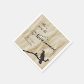 Dit is een feest als Nevermore Raven Halloween Servet (Hoek)