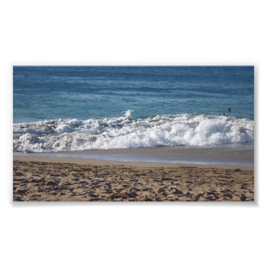 Dit is een foto van mijn favoriete strand tot nu t foto afdruk (Voorkant)