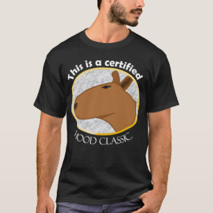 Dit is een gecertificeerde capuchon klassieker t-shirt