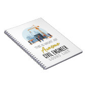 Dit is een Geweldige civiel ingenieur die er zo ui Notitieboek (Rechterzijde)