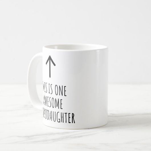 Dit is een Geweldige kleindochter Koffiemok (Voorkant links)