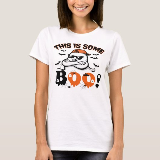 Dit is een grappige Halloween-geest T-shirt (Voorkant)
