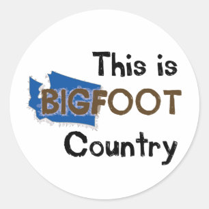Dit is een groot land ronde sticker