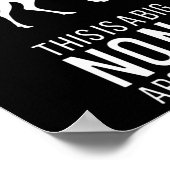 Dit is een grote nono hier, grappige deer, maar poster (Hoek)