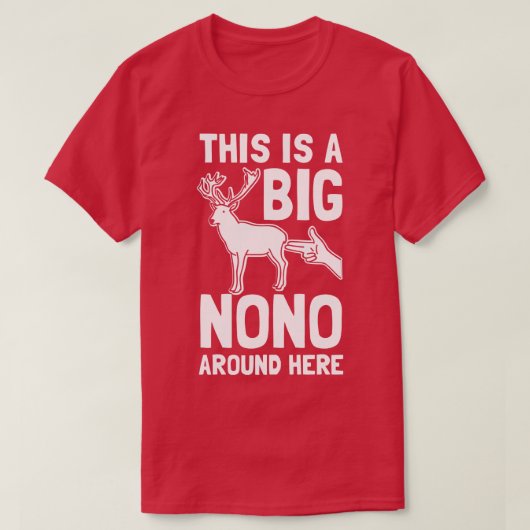 Dit is een grote nono hier. t-shirt (Design voorkant)
