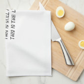 "Dit is een Haiku" Funny Poem - Ironic Meme Theedoek (Quarter Fold)