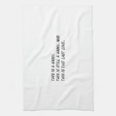 "Dit is een Haiku" Funny Poem - Ironic Meme Theedoek (Verticaal)