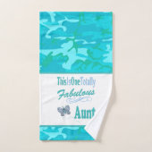 Dit is een heel fabelachtige tante Blue Butterfly Bad Handdoek (Handdoek)
