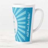 Dit is een heel fabelachtige tante Blue Butterfly Latte Mok (Rechts)