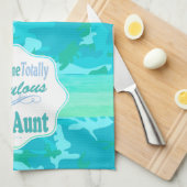 Dit is een heel fabelachtige tante Blue Butterfly Theedoek (Quarter Fold)