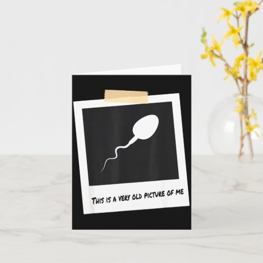 Dit Is Een Heel Oude Cture Van Mij Grappige Sperm Kaart (Gele Bloem)