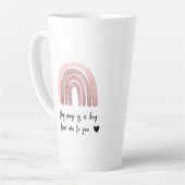 Dit is een hoefje van mij naar jou. latte mok (Linkerhoek)